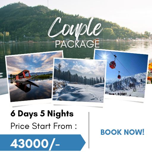 5N/6D Couple Package with Premium Hotel 43000/- (Including Tax)